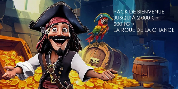 Bonus de bienvenue exclusif pour les nouveaux joueurs chez Pirate Spins casino