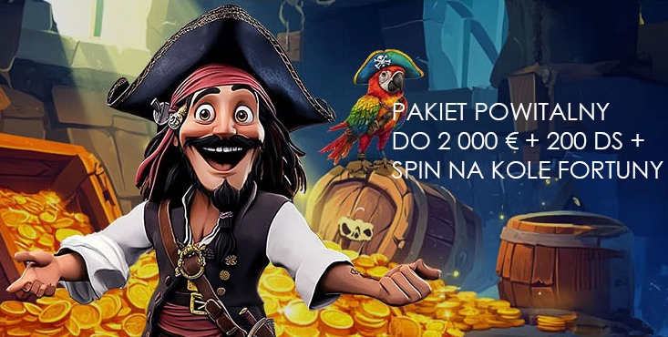 Ekskluzywny bonus powitalny dla nowych graczy w Pirate Spins Casino