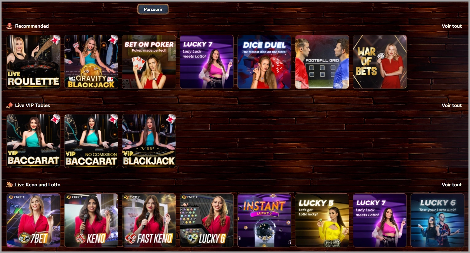 Guide des jeux de casino en direct chez Pirate Spins casino