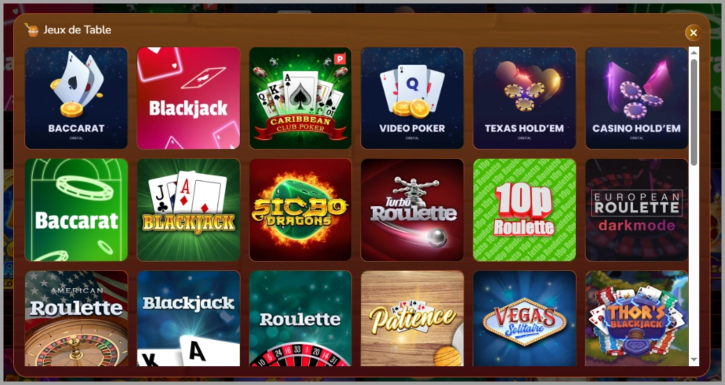 Découvrez les jeux de table classiques en direct chez Pirate Spins casino