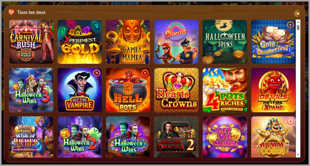 Machines à sous populaires chez Pirate Spins casino