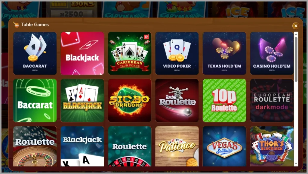 Experience classic live table games at Pirate Spins casino