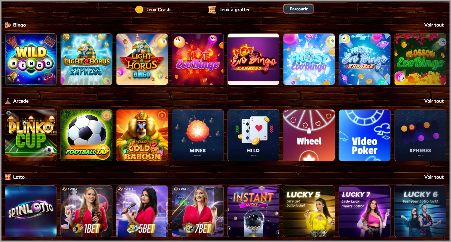 Collection complète de toutes les machines à sous chez Pirate Spins casino