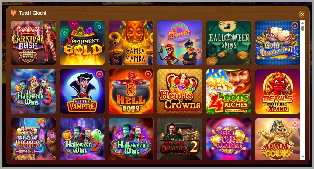Scopri l’intera collezione di slot del casinò Pirate Spins