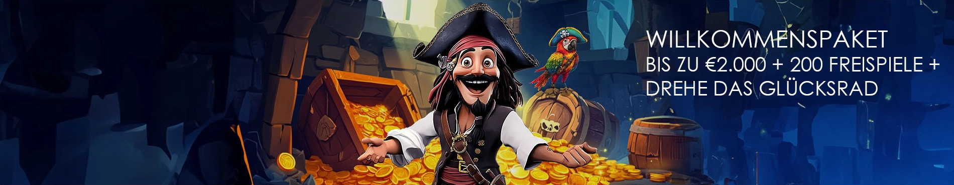 Exklusiver Willkommensbonus im Pirate Spins casino Online Casino